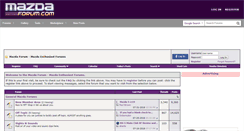 Desktop Screenshot of mazdaforum.com