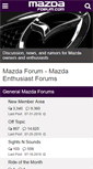 Mobile Screenshot of mazdaforum.com